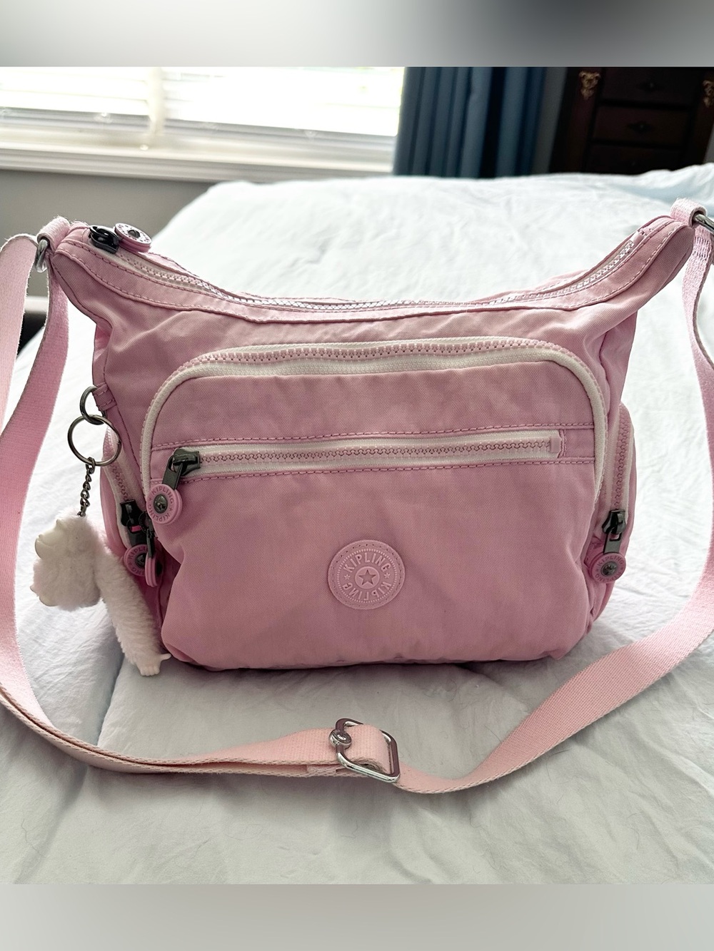 RARE~ KIPLING Gabbie S Crossbody Bag (PINK SURPRISE) NWOT